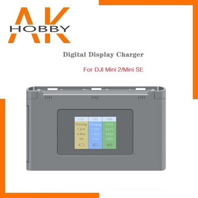 Хъб за зареждане на батерията за DJI Mini 2/Mini SE Цифров дисплей Двупосочна батерия USB зарядно за Mini 2/Mini SE Аксесоари за дрон