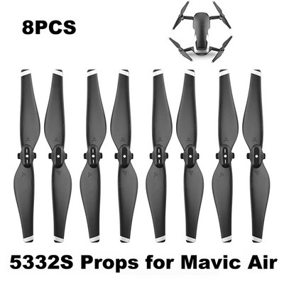 4 poros 5332S sraigtas, skirtas DJI Mavic Air Drone greitai atleidžiamas peilis 5332 atramos patvarios atsarginių dalių keitimo priedai sparnas
