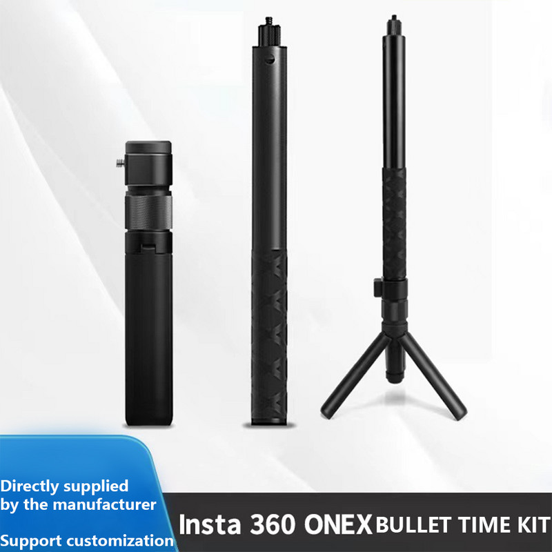 „Selfie Stick ABS Rotary“ profesionali teleskopinė kelionės fotografija tiesioginės transliacijos trikojo keitimas, skirtas „Insta360 ONE XR“
