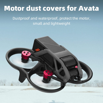 Για καλύμματα κινητήρα από κράμα αλουμινίου FPV Avata Αξεσουάρ προστατευτικού καλύμματος προστασίας από τη σκόνη για αξεσουάρ Avata Drones K1KF
