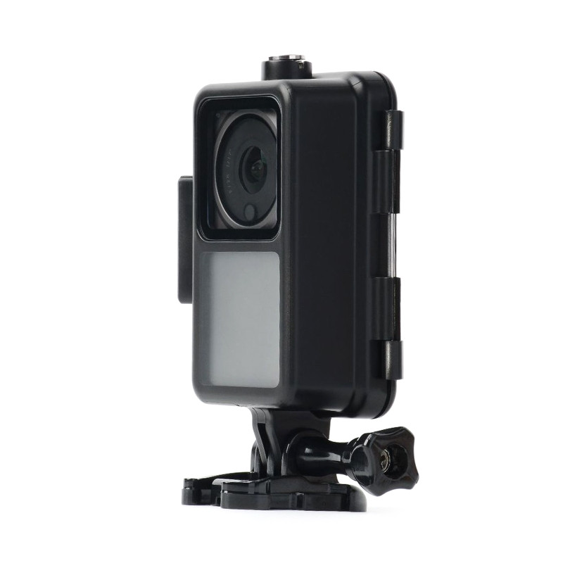 Carcasă pentru Action 2 Cameră combinată cu ecran dublu Carcasă impermeabilă Carcasă de scufundare de 197 ft Carcasă de protecție