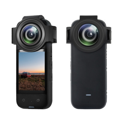 Panoráma kamera lencsevédők Lencsevédő védőburkolat kompatibilis az Insta360 X3 kamerával