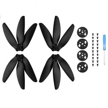 Για DJI Mini 2/SE Mavic Mini Propeller Γρήγορης απελευθέρωσης Αναδιπλούμενα με τρεις λεπίδες στηρίγματα Αντικατάσταση πτερυγίων ανεμιστήρες φτερά αξεσουάρ Drone