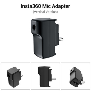 Φόρτιση προσαρμογέα ήχου Type-C και υποδοχή καλωδίου φόρτισης μικροφώνου θύρας 3,5 mm Μη αδιάβροχο αξεσουάρ για Insta360 ONE RS