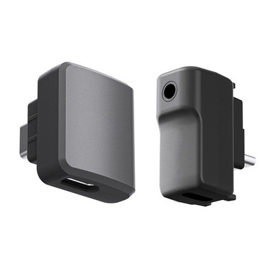 Аудио адаптер за зареждане Type-C и 3,5 мм порт Микрофон Конектор за кабел за зареждане Не е водоустойчив Аксесоари за Insta360 ONE RS
