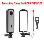 Carcasă pentru cadru de protecție pentru Suport de montare RICOH THETA SC2 cu accesorii pentru cameră panoramică Cold Shoe