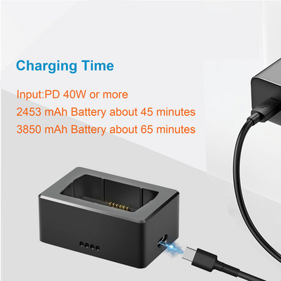 DJI Mini 3 Pro Drone Battery QC 3.0 Fast Charger USB Charging for DJI Mini 3 Pro Drone Battery Charging Battery