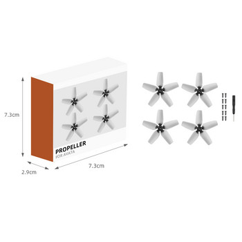 Για DJI Avata Propeller Props Αντικατάσταση λεπίδας Ελαφριά ανεμιστήρες φτερών έλικες για αξεσουάρ DJI AvataR Drone