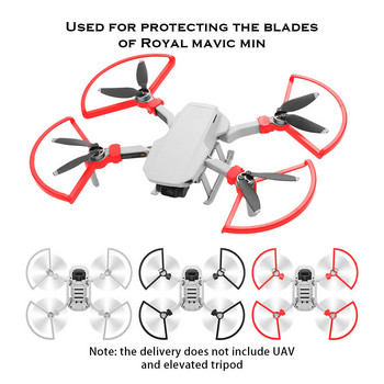 3 σετ Propeller Guard Kit Αξεσουάρ Drone Professional Protective Fitting Αντικατάσταση σετ Drones για Mini 1 2 SE Red