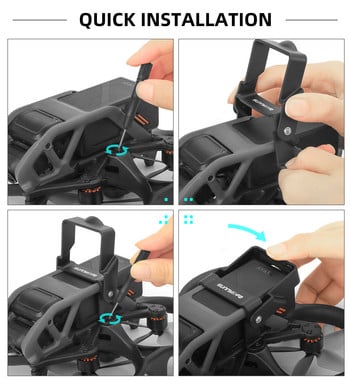 Κλείδωμα πόρπης κατά της απελευθέρωσης μπαταρίας Πτυσσόμενο πτυσσόμενο προστατευτικό πόρπης μπαταρίας για αξεσουάρ DJI Avata Drone