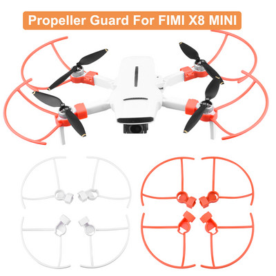 4Pcs предпазител на витлото за FIMI X8 MINI Drone Бързо освобождаване на витлото Защитен пръстен Протекторна клетка за FIMI X8 MINI Аксесоари