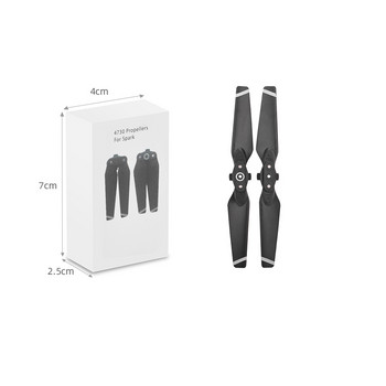 Έλικας για DJI Spark Drone 4730 Quick Release Folding Blades 4730F Replacement Props Ανταλλακτικά Αξεσουάρ φτερού