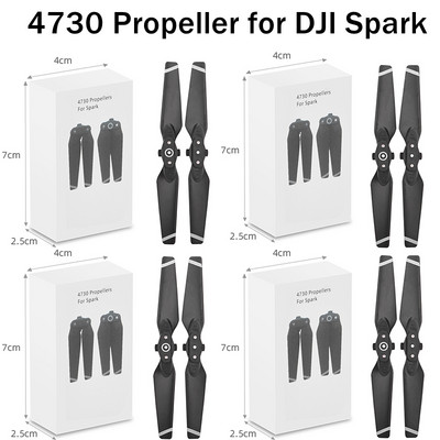 Propeler za DJI Spark Drone 4730 Quick Release Folding Blades 4730F Zamjenski rekviziti Rezervni dijelovi Wing Dodatak