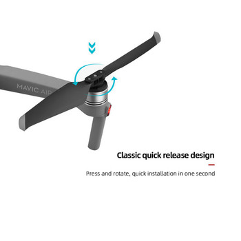 Για Mavic Air 2/AIR 2S Noise Reduction 7238F Propellers Quick Release Blade Replace Props για αξεσουάρ DJI Mavic Air 2 Drone