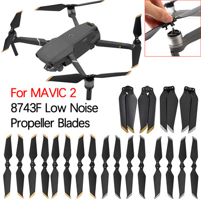 DJI Mavic 2 Pro Zoom 8743 madala müravähendusega propellerile Kiirvabastusega kokkuklapitavad labad Varuosad Droonitarvikud Tiivad
