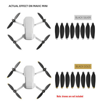 Marspower 8pcs Mavic Mini Propeller Set Πιο ήσυχη πτήση και ισχυρή ώθηση για DJI Mavic Mini Propellers Foldable Quick Release