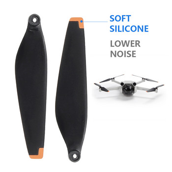 Έλικες για Mini 3 Pro Blade Props Ανταλλακτικά Ελαφριά ανεμιστήρες φτερού προπέλας για αξεσουάρ DJI Mini 3 Pro Drone