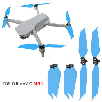 4 τεμάχια Low-Noise 7238F στηρίγματα για Drone Mavic Air 2 Propeller Quick Release Propeller Blades για αξεσουάρ DJI Mavic Air 2 Drone