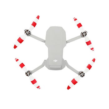 8 бр. Аксесоари за витла Mavic Mini 2 Спирали за DJI Drone 4726F Реквизит Подмяна на цветни лопатки Крила Комбинация от резервни части