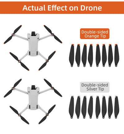 8 tk Mini 3 propelleri droonilaba tugipostid DJI Mini 3 Pro drooni kergete tiivaventilaatorite Mini 3 tarvikute jaoks