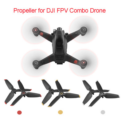 2 pár gyorskioldó propeller DJI FPV Combo Props lapátlapát csereszárny ventilátor alkatrész a DJI FPV drone tartozékhoz