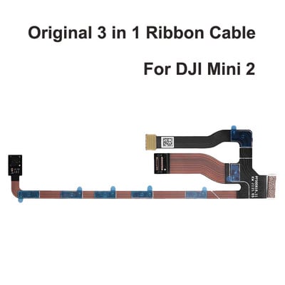 Oriģināls jauns 3 vienā plakans kabelis Gimbal Flex lentes kabelis DJI Mavic Mini 2 remonta daļu servisa nomaiņai