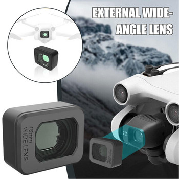 Външен широкоъгълен филтър за обектив Увеличение на обхвата на снимане с 25% за аксесоари за обектив на камера DJI Mini 3 Pro Drone