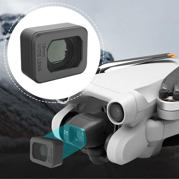 Εξωτερικό φίλτρο ευρυγώνιου φακού Αύξηση εμβέλειας λήψης 25% για αξεσουάρ DJI Mini 3 Pro για φακούς Drone