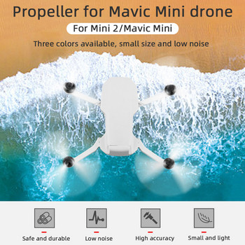 2 чифта витла за дронове за DJI Mavic Mini 2/Mini 3-лопатки Quick Release Props