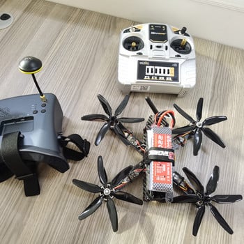 10 бр. 504060 5x4x6 6-лопатки, едноцветни CW CCW, 5-инчови витла, остриета за FPV Quadcopter Racing RC Drones Frame Kit (5 чифта)