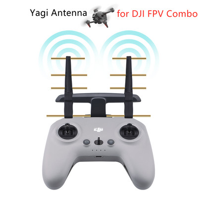 2,4 GHz Yagi antenni signaalivõimendi DJI FPV kombineeritud kaugjuhtimispuldi jaoks, 2 vahemiku pikendaja signaalivõimendi drooni RC lisaseade