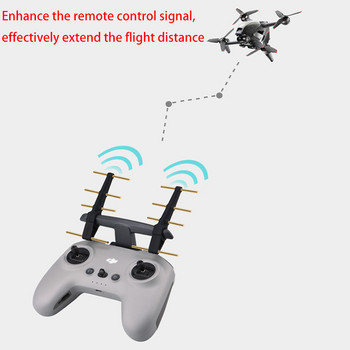 Κατάλληλο για Dji Fpv Τηλεχειριστήριο Yagi Antenna Avata Signal Booster Through Machine Ενισχυτής σήματος Drone Antenna A9E8
