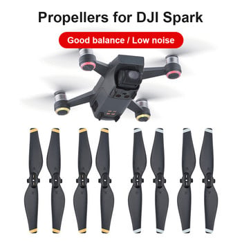 16PCS Витла с нисък шум за DJI Spark 4732S Drone Quick Release Сгъваеми резервни аксесоари за дронове Резервни части