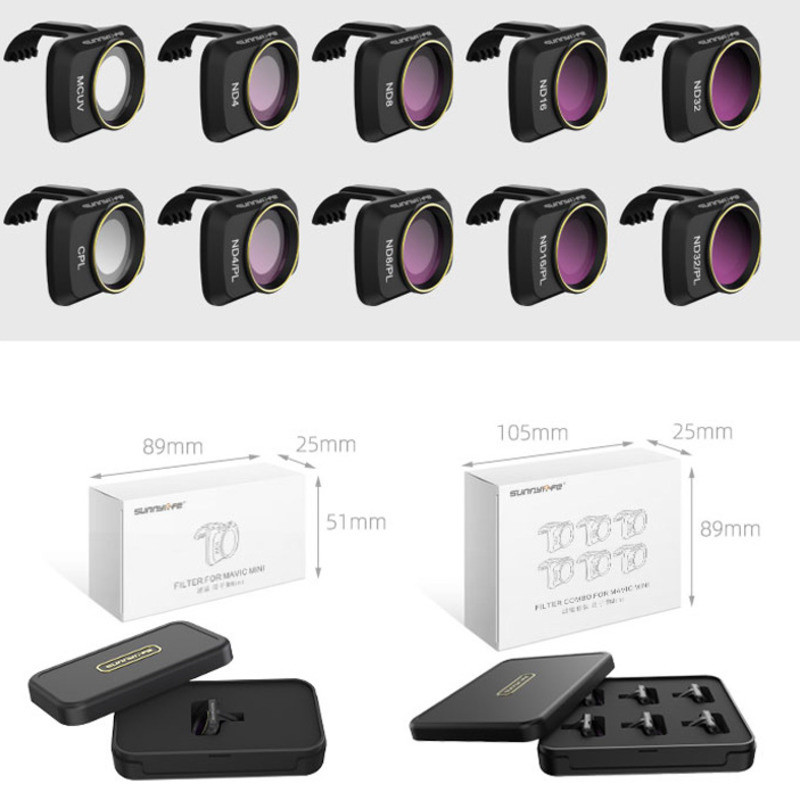 Filter objektiva za DJI Mavic Mini 2 /MINI SE kameru MCUV ND4 ND8 ND16 ND32 CPL ND/PL Komplet filtera Dodaci za Mavic Mini Drone