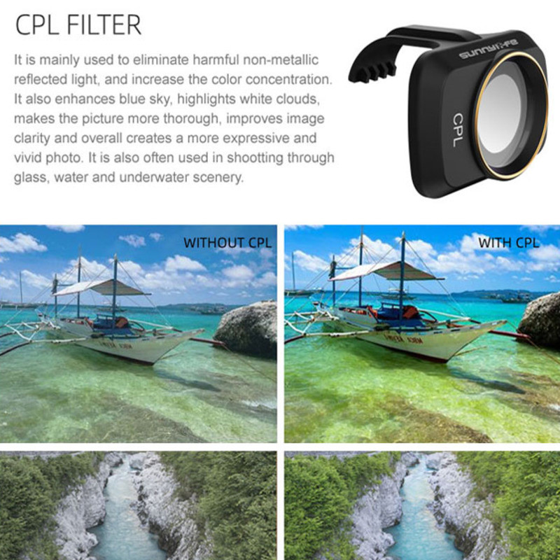 Filter objektiva za DJI Mavic Mini 2 /MINI SE kameru MCUV ND4 ND8 ND16 ND32 CPL ND/PL Komplet filtera Dodaci za Mavic Mini Drone