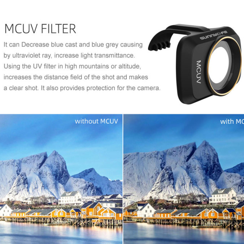 Filter objektiva za DJI Mavic Mini 2 /MINI SE kameru MCUV ND4 ND8 ND16 ND32 CPL ND/PL Komplet filtera Dodaci za Mavic Mini Drone