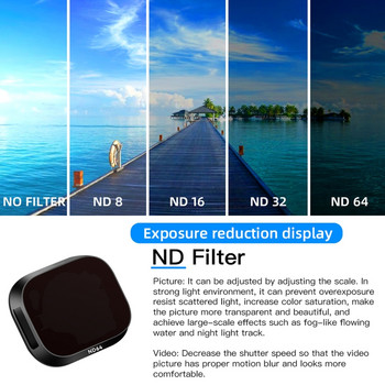 για Mini 3 Pro Φίλτρο φακού ND32/ND16/ND64/ND8 Φίλτρο φακού ουδέτερης πυκνότητας UV CPL Κυκλικό φίλτρο πόλωσης