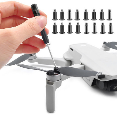 Varžtų komplekto rinkinys Atsuktuvų sraigtų atsarginių dalių sraigtų krepšys, skirtas DJI Mavic Mini 2/SE drono sraigto remonto dalims
