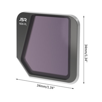 Филтър за камера Оптичен стъклен обектив ND8/16/32/64/1000 PL MCUV Неутрална плътност за mavic 3 2023