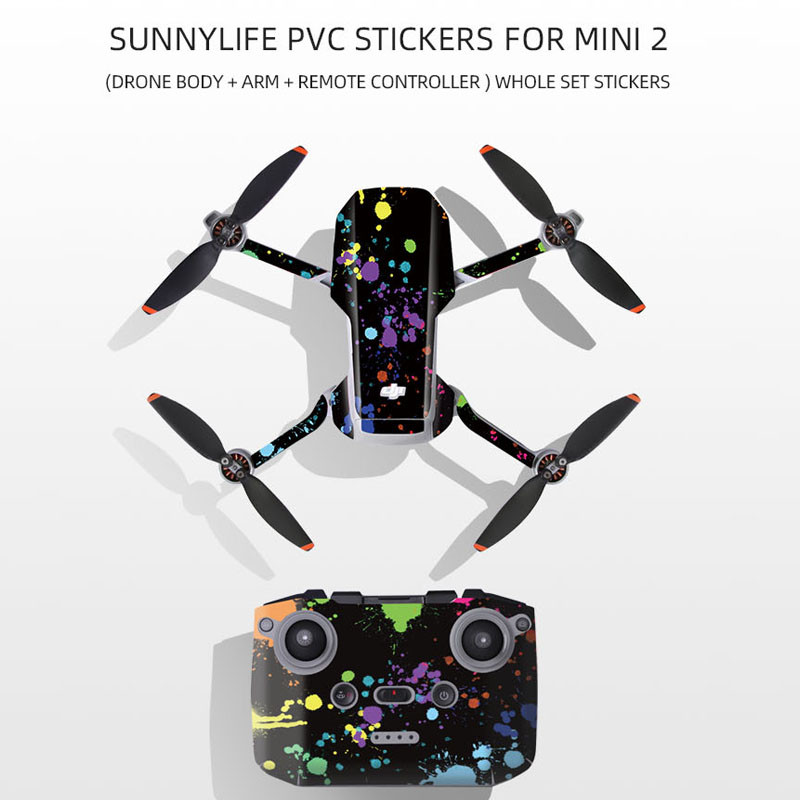 Za Dji Mavic Mini 2 Naljepnica Vodootporni PVC Set naljepnica Dron Daljinski upravljač Zaštitna koža Mavic MINI 2 Dodaci