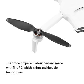 Πακέτο με 8 Drone Propeller Replace Propellers Quadcopter Αντικατάσταση ανταλλακτικού για FIMI X8 MINI με πορτοκαλί βίδα στερέωσης