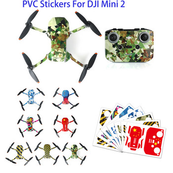 За DJI Mini 2 PVC стикери Водоустойчиво защитно фолио Устойчиви на надраскване Стикери Пълно покритие на кожата За DJI Mini 2 Аксесоари за дронове
