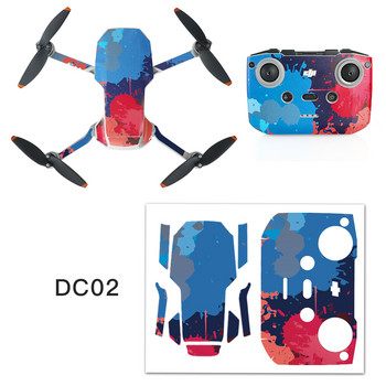 Για DJI Mini 2 αυτοκόλλητα PVC Αδιάβροχη προστατευτική μεμβράνη ανθεκτική στις γρατσουνιές Χαλκομανίες με πλήρες κάλυμμα για αξεσουάρ DJI Mini 2 Drone