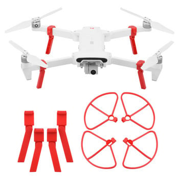 3in1set Защитен пръстен за витла за Xiaomi FIMI X8 SE Сгъваеми витла Колесници RC Quadcopter Резервни части Аксесоари