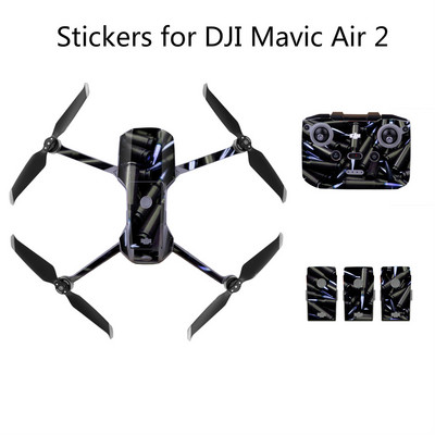 Protective Film PVC Stickers for DJI Mavic Air 2 Remote Controller Waterproof Scratch-Proof Decals Full Cover Skin Accessories