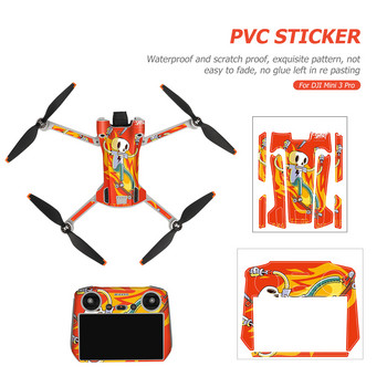 Για DJI Mini 3 Pro Protective Film Αυτοκόλλητα PVC Αδιάβροχο, ανθεκτικό στις γρατσουνιές, αυτοκόλλητα με πλήρη κάλυψη για αξεσουάρ DJI Mini 3 Pro