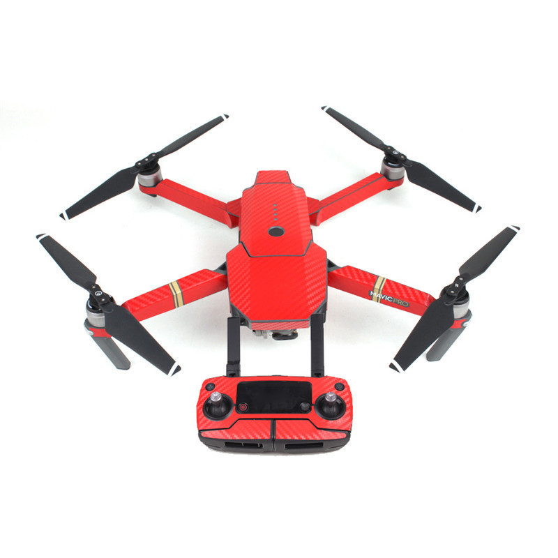 1 set naljepnica za DJI Mavic Pro kameru Drone Naljepnice Vodootporne karbonske naljepnice Naljepnice Dodaci za kožu za DJI Mavic Pro