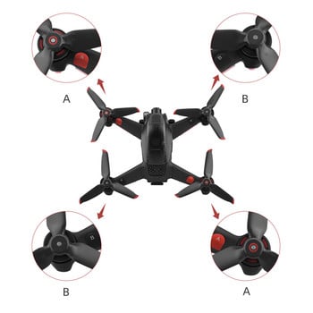 Έλικες γρήγορης απελευθέρωσης για DJI FPV Combo Drone Blade Props Ανταλλακτικό Ανταλλακτικό ανεμιστήρα φτερού για αξεσουάρ DJI FPV Combo