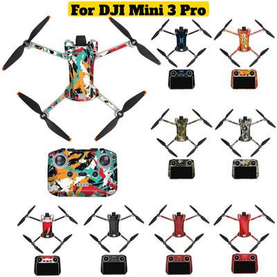 Sticker Skin For DJI MINI 3 Pro Stickers Protector Αδιάβροχο PVC αυτοκόλλητο Drone Body Skin Protective Arm Drone Αξεσουάρ Drone