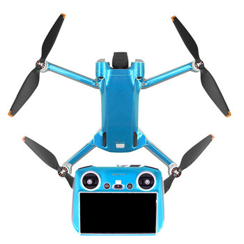 Κιτ αυτοκόλλητων με τηλεχειριστήριο σώματος Drone Body Skin Half Surround Fluorescent Stickers για αξεσουάρ DJI Mini 3 Pro Drone